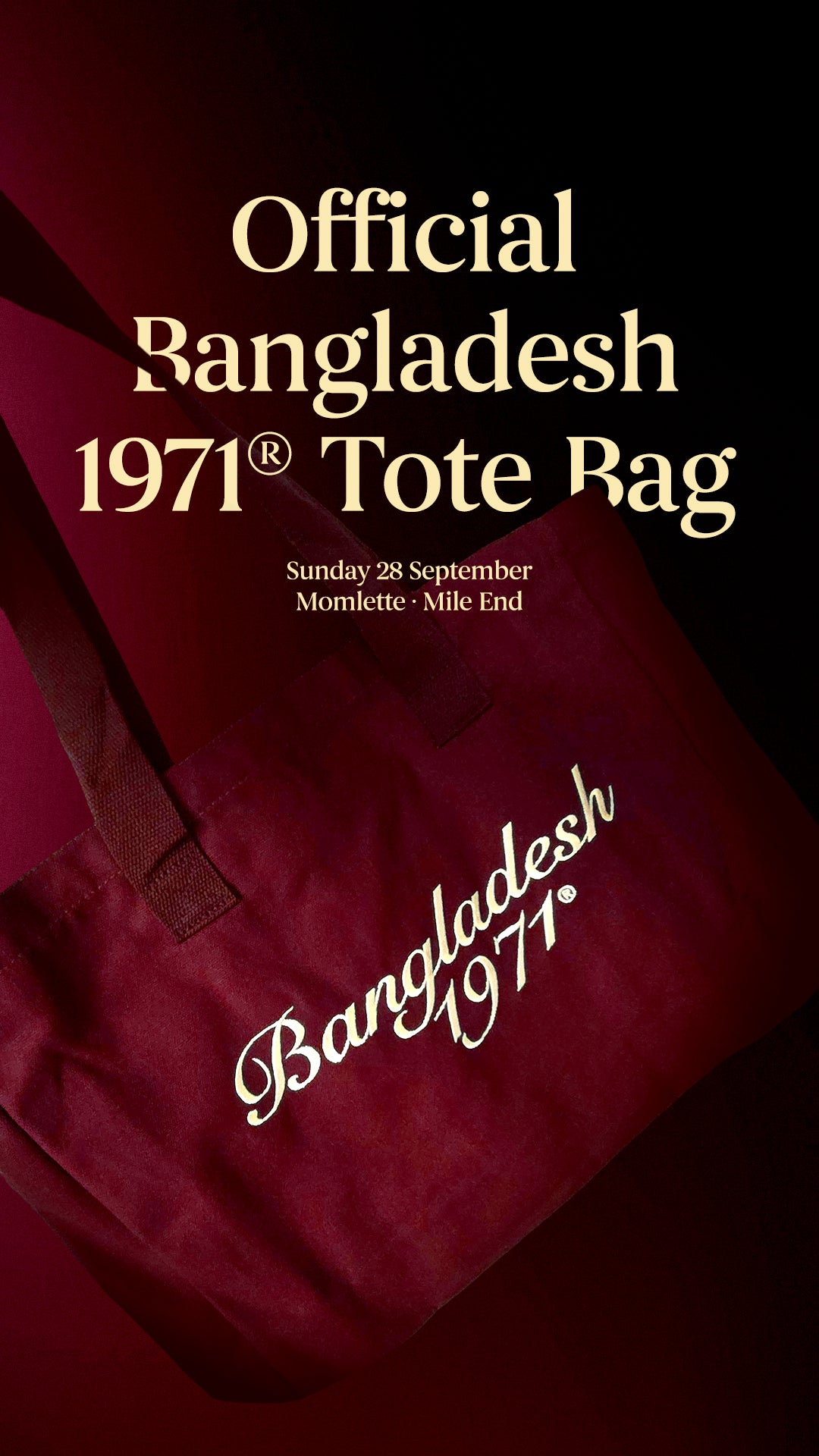 Official Bangladesh 1971® Tote Bag