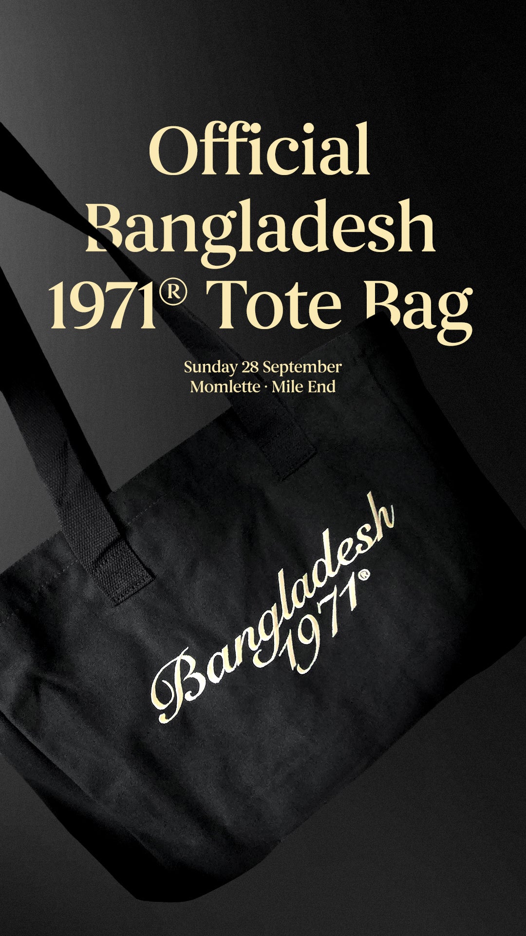 Official Bangladesh 1971® Tote Bag